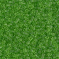 Miyuki delica Beads 11/0 - Matted transparent lime DB-1266